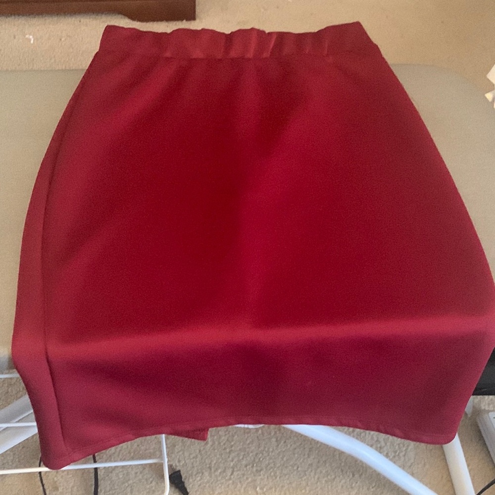 Rainbow pencil skirt in size large.